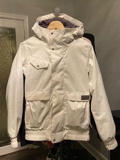 BURTON Womens White Snow Jacket Size XS /S