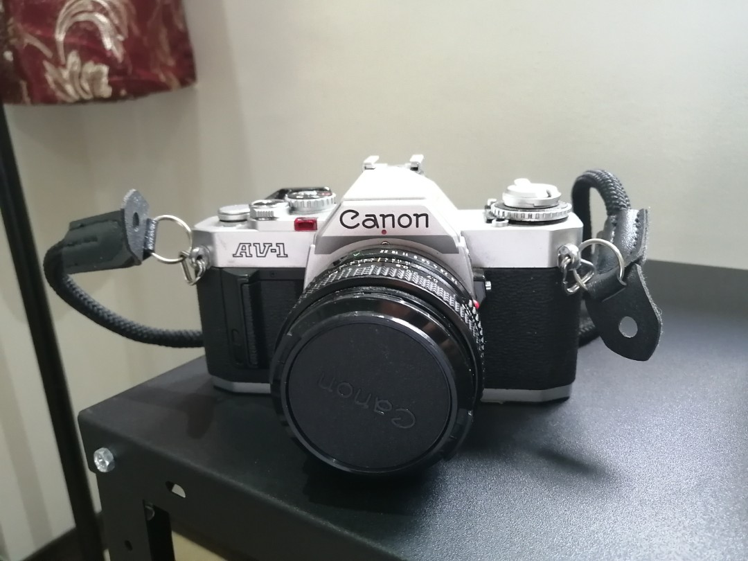 CANON AV1 FILM CAMERA, Photography, Cameras on Carousell