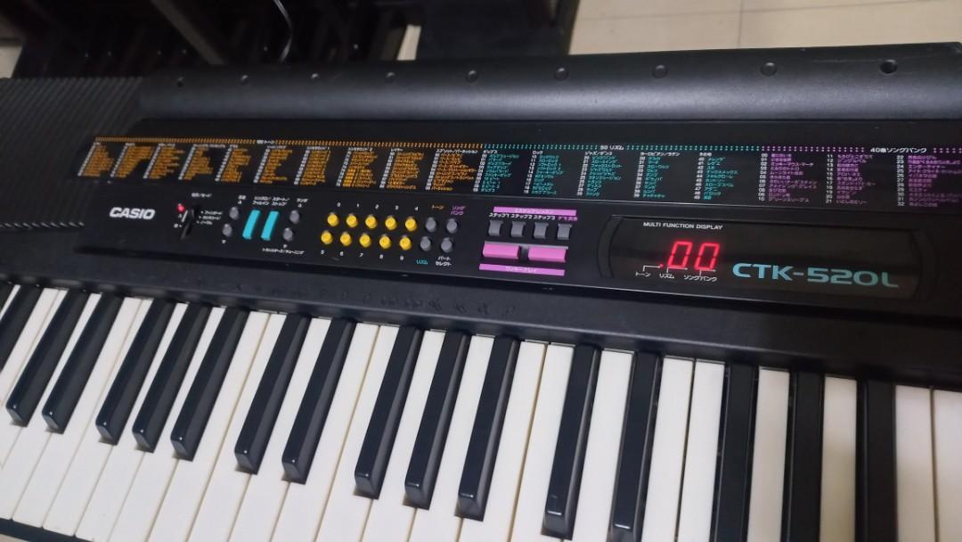 Casio CTK520L Portable Piano Keyboard, Hobbies & Toys, Music & Media