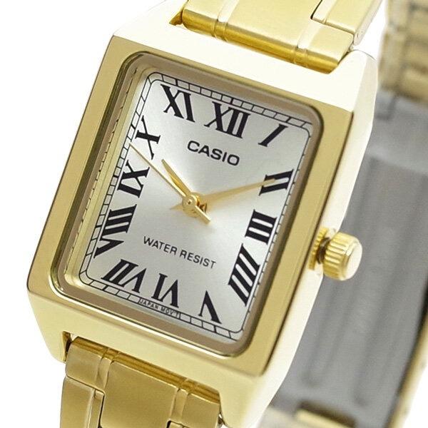 Casio LTPV007G9B Standard Analog Gold Dial Stainless Steel Ladies