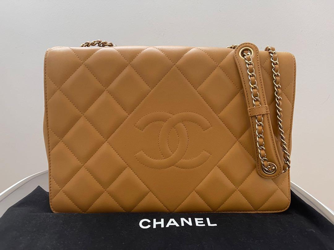 CHANEL 1997 CC Turnlock Diamond Quilted Caviar Flap Bag Kelly Style  Vintage  Chelsea Vintage Couture