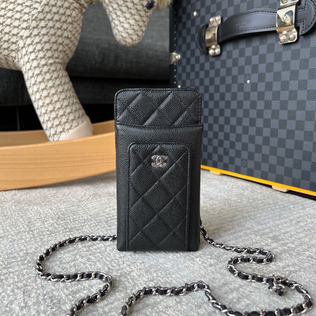Chanel Phone Holder, Luxury, Bags & Wallets on Carousell