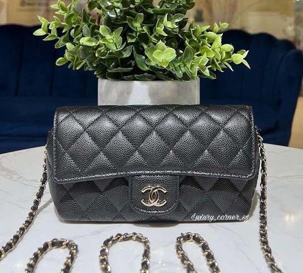 Chanel Caviar Leather Glasses Case