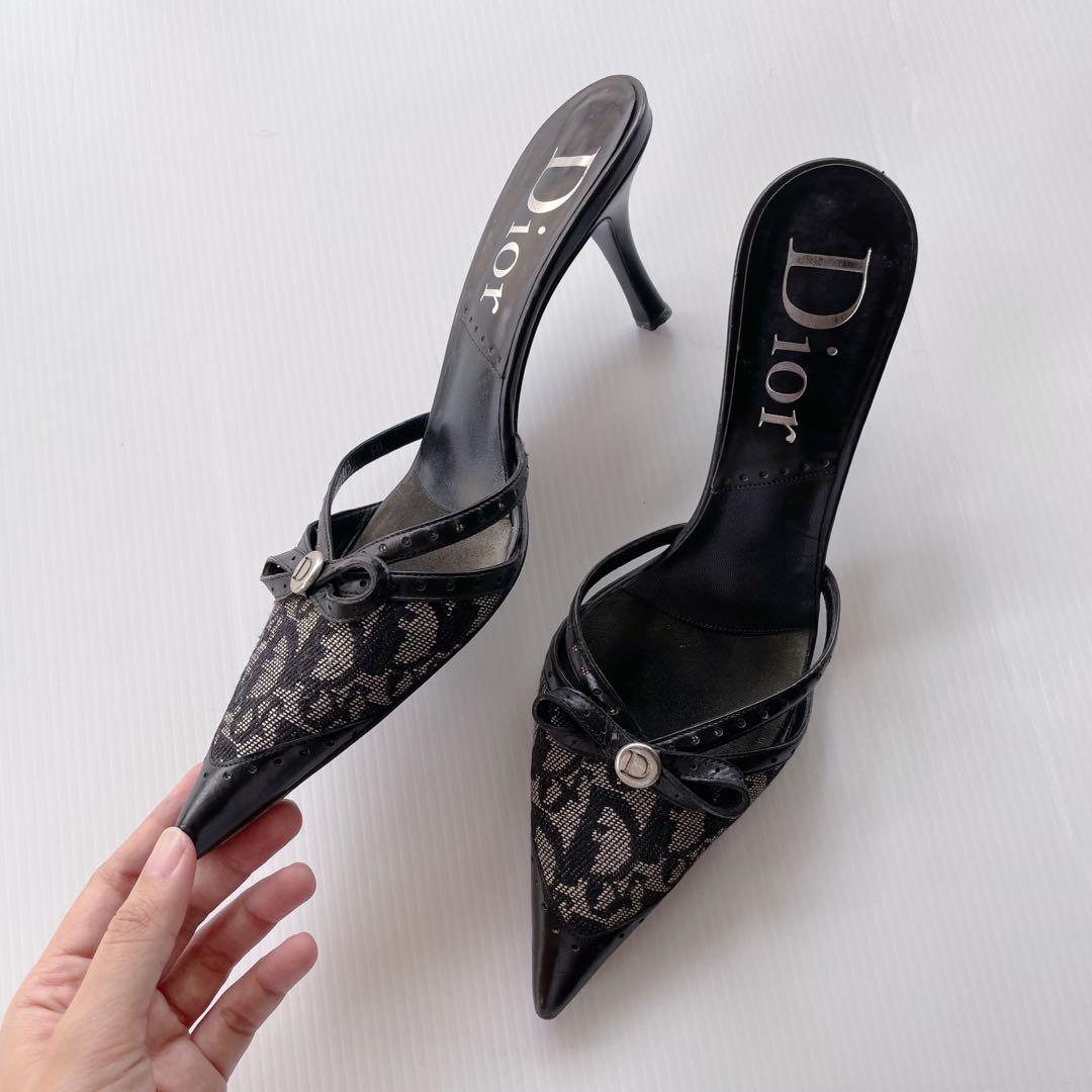 Christian Dior Monogram Heels, Women's Fashion, Footwear, Heels on