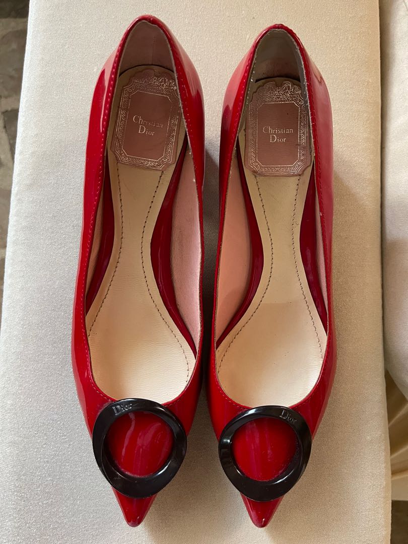 dior red heels