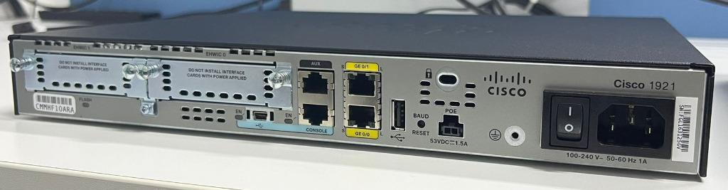 Cisco Router 1921, Computers & Tech, Parts & Accessories, Networking on ...