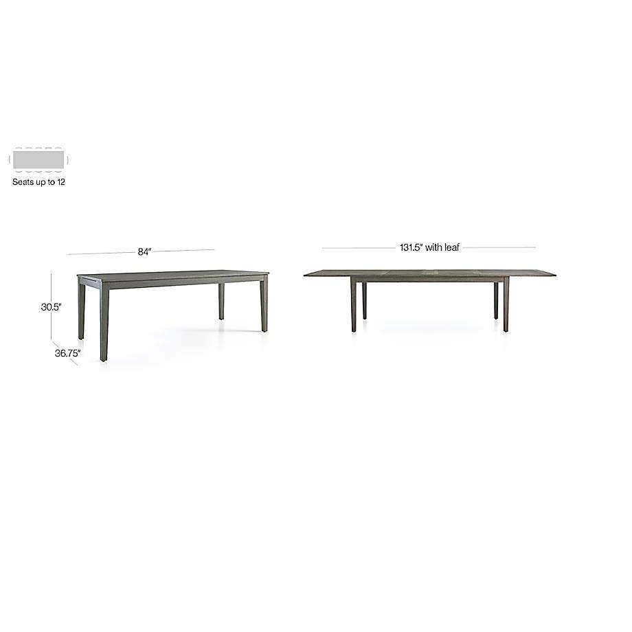 Crate and Barrel Outdoor Dining Table Set, Furniture & Home Living