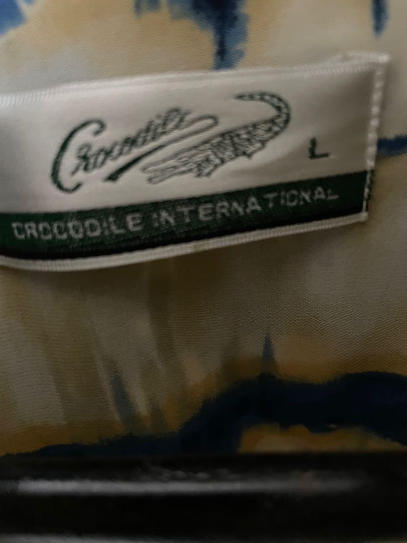 Crocodile Vintage Tie Dye Shirt Kemeja
