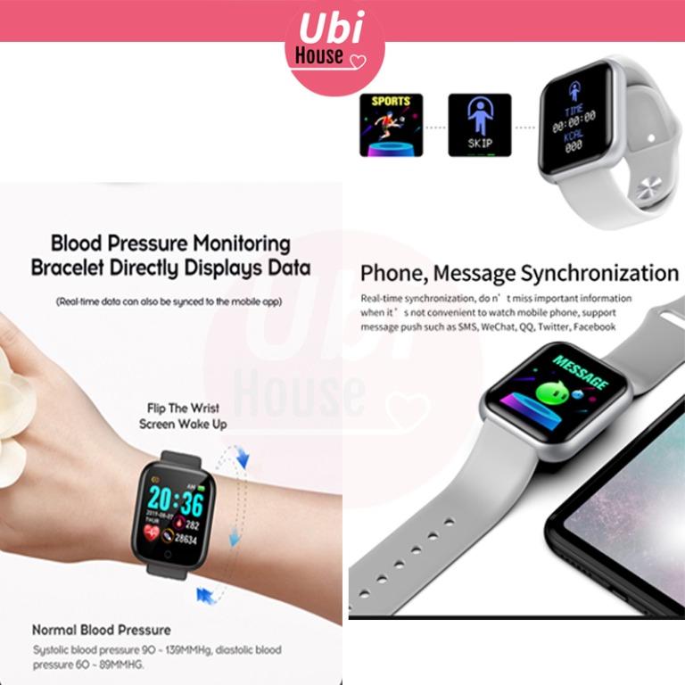 Smart heart rate best sale bracelet d20 pro