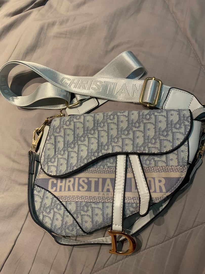 Dior saddle bag grey deals
