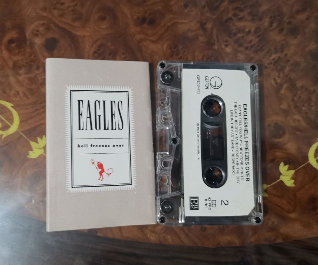 The Eagles Cassette Tape Hell Freezes Over Greatest Hits 