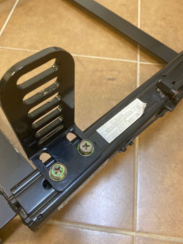 Evo X 10 Miki bucket seat rails lancer ex cz4a cy4a, Car Accessories