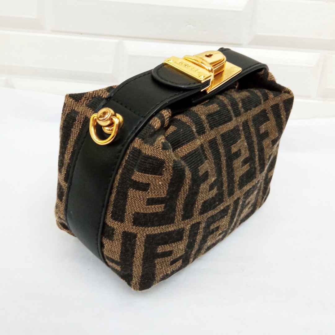 FENDI Zucca Vintage Mini Box Bag