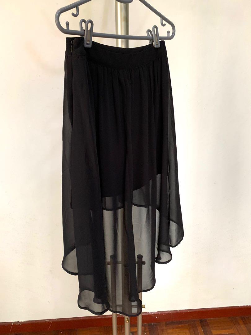 Forever21 high low chiffon skirt