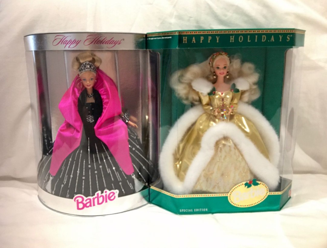 Happy Holidays Barbie (1998 & 1994) - (Special Combo Priced Doll