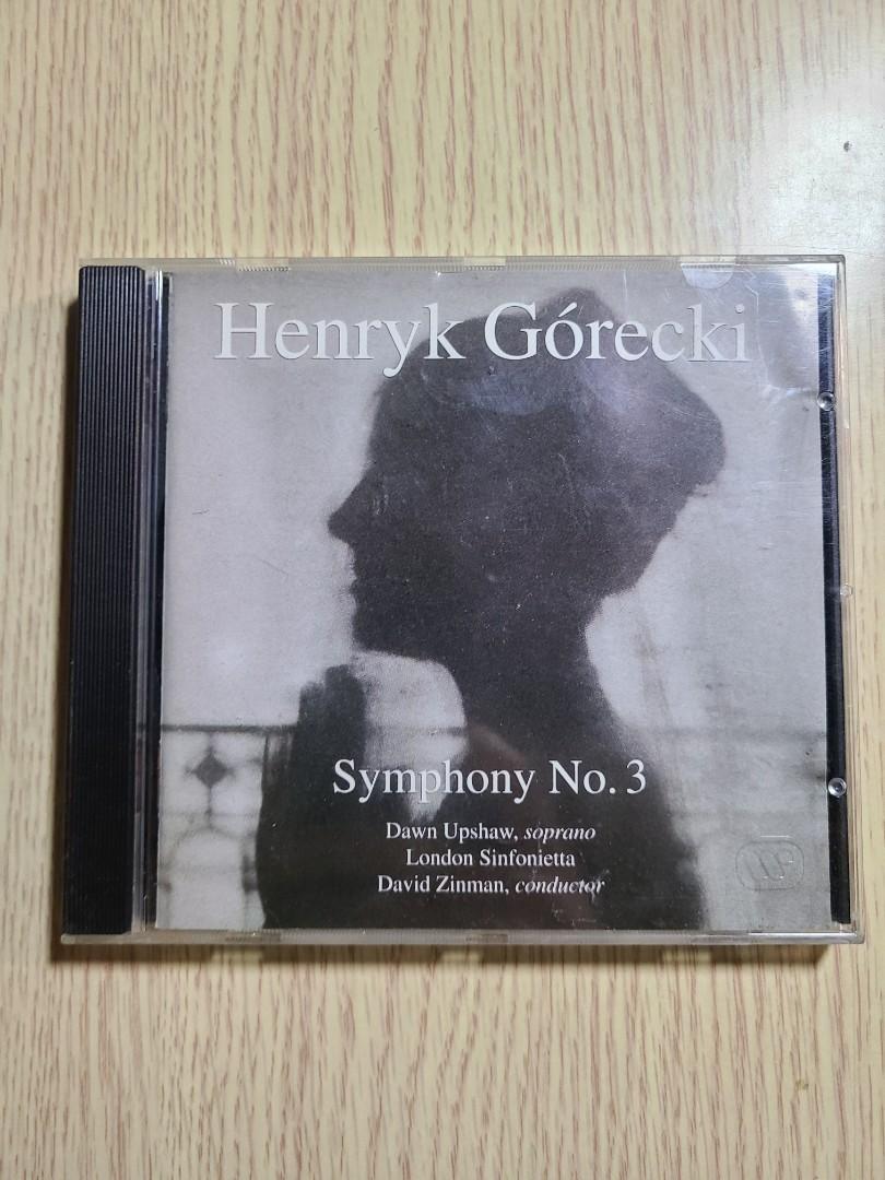 Henryk Gorecki Symphony No.3 CD, 興趣及遊戲, 音樂樂器 & 配件, 音樂與媒體 - CD 及 DVD ...
