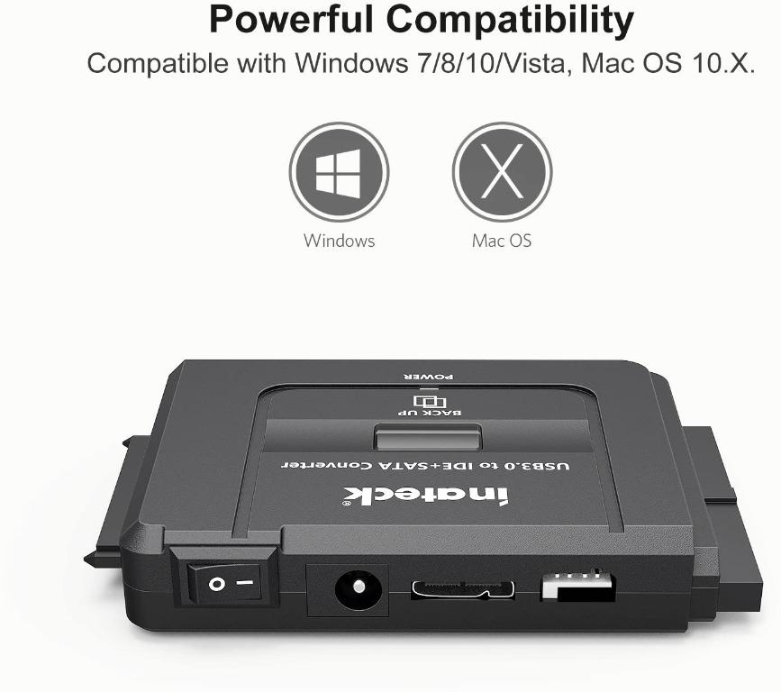 Inateck USB 3.0 to IDE/SATA External Hard Drive Reader Fit for