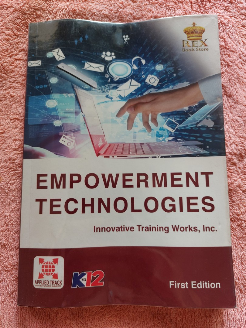 Information and Technology book in Senior High School SHS Kto12 ...