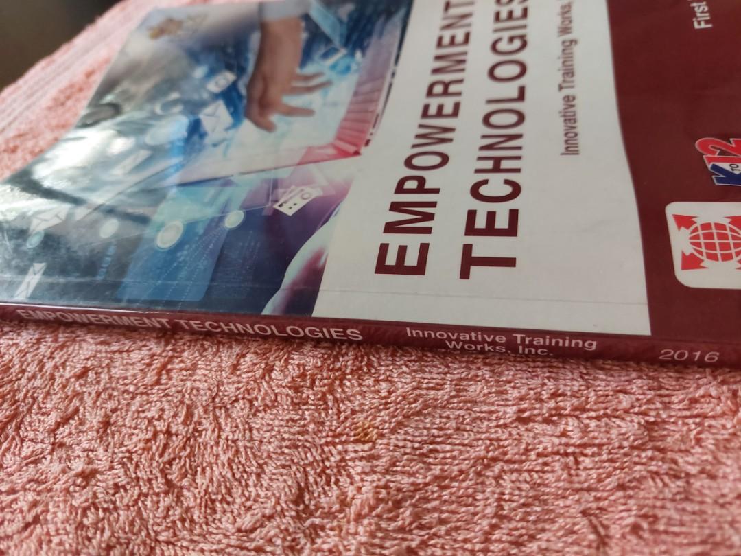 Information and Technology book in Senior High School SHS Kto12 ...