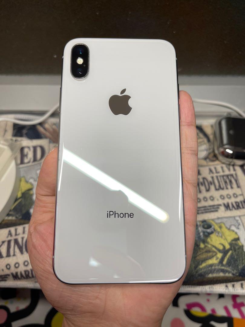 iphonex 64g 銀92% 美版黑解, 手提電話, 手機, iPhone, iPhone X 系列