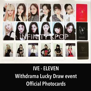 IVE - ELEVEN Withdrama lucky draw official card