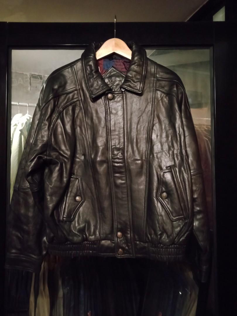 leather jacket nike