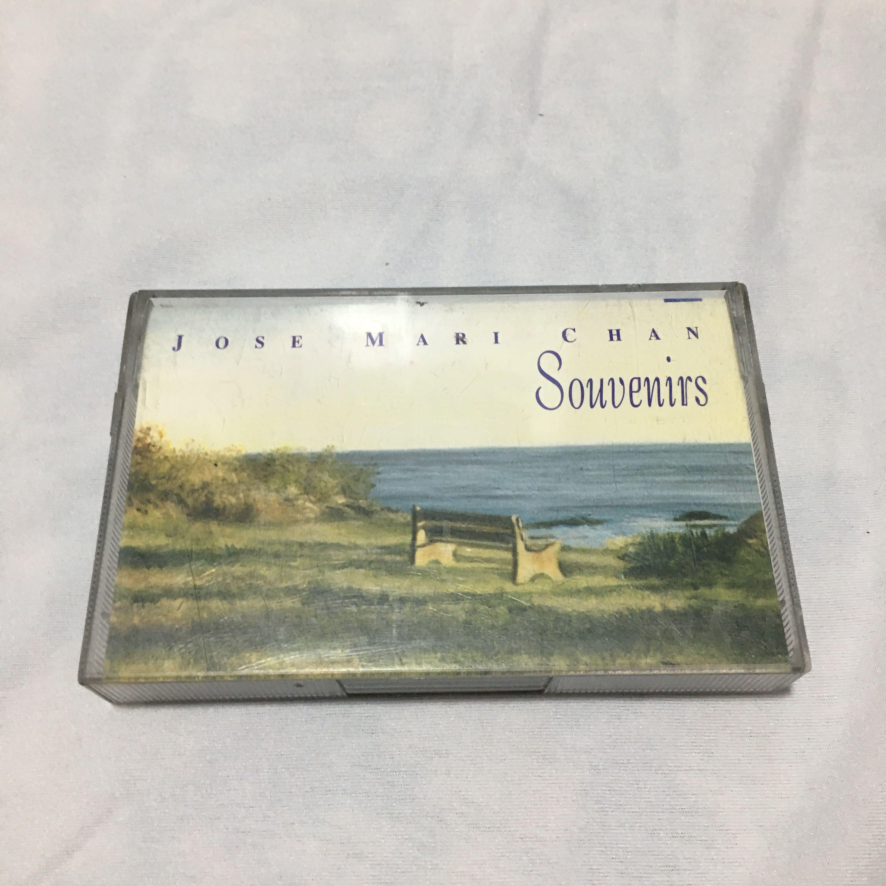 Jose Mari Chan - Souvenirs (Category: Vintage Collectibles) located in Manila. Submitted by archivio.vtg (Listing ID 1138523907, Image 1). Description: Jose Mari Chan - Souvenirs Tape - G - VG (bubbling on sticker, but doesn’t affect playback) Inlay - G - VG (see pictures) 200 .