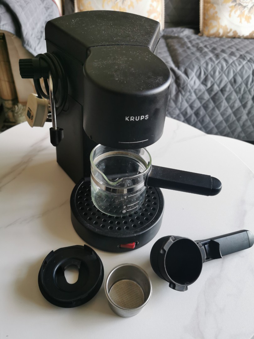 Krups semi auto coffee maker, Furniture & Home Living, Kitchenware