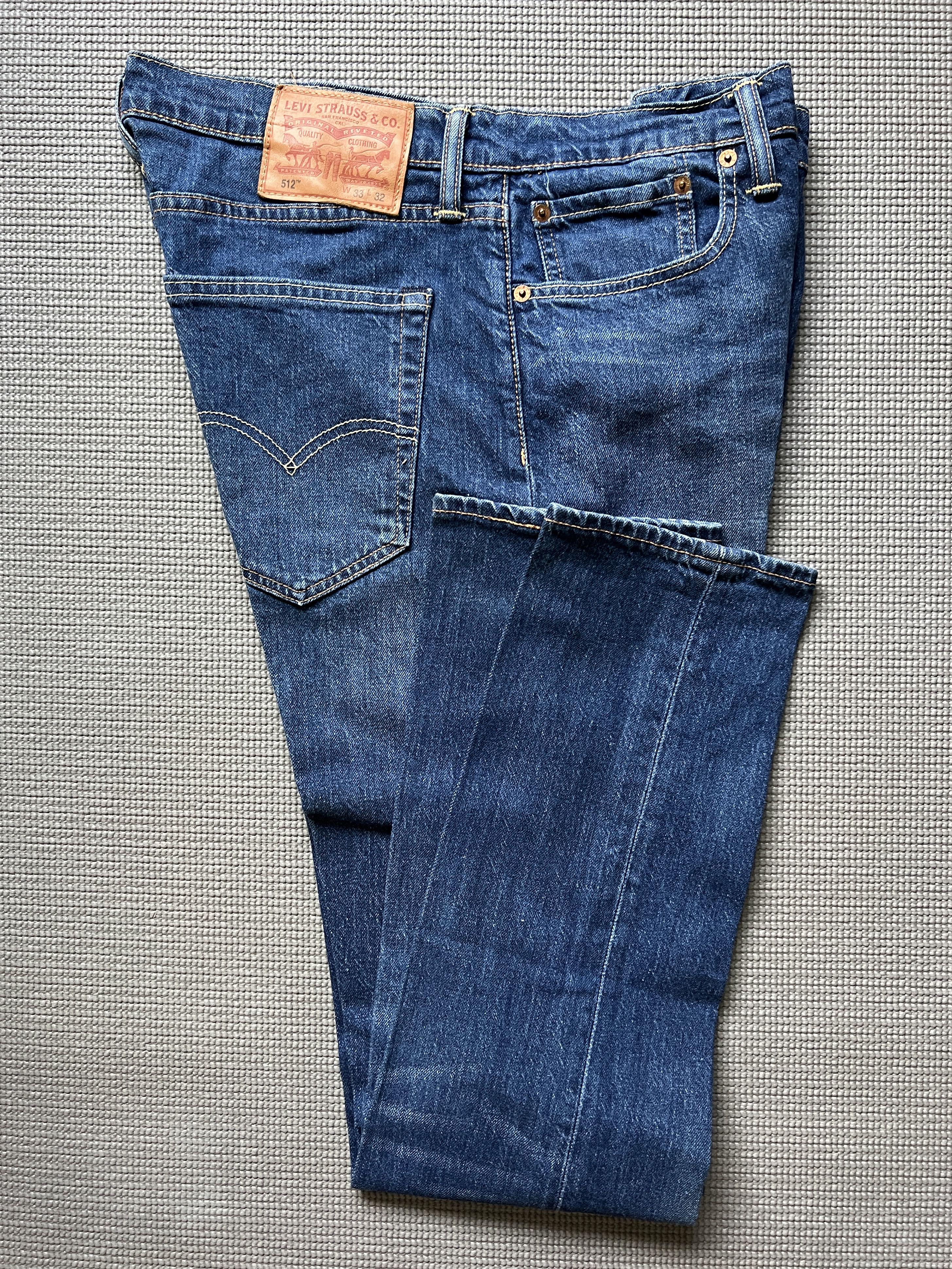Levi's 512 Denim Jeans 33x32 Skinny Fit Made in Poland, Men's Fashion,  Bottoms, Jeans on Carousell