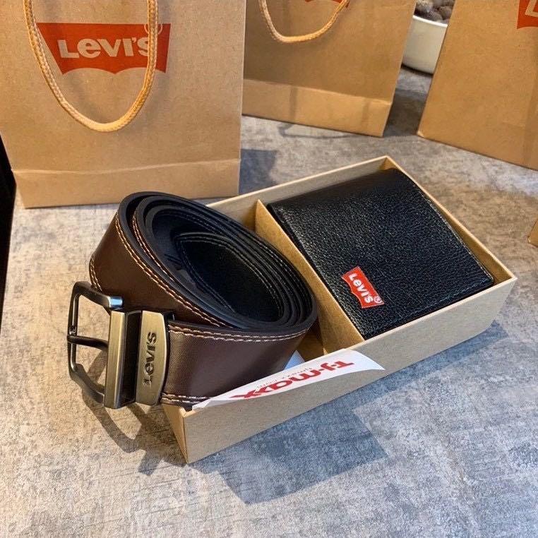 Levis belt and wallet on sale set