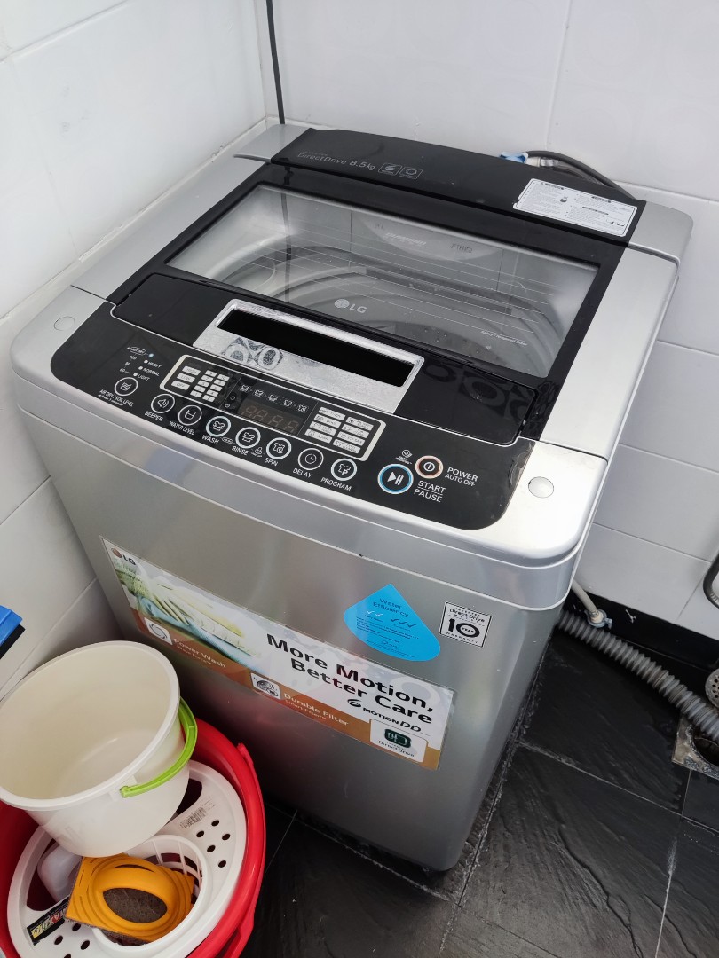 LG WASHING MACHINE giveaway, TV & Home Appliances, Washing Machines and