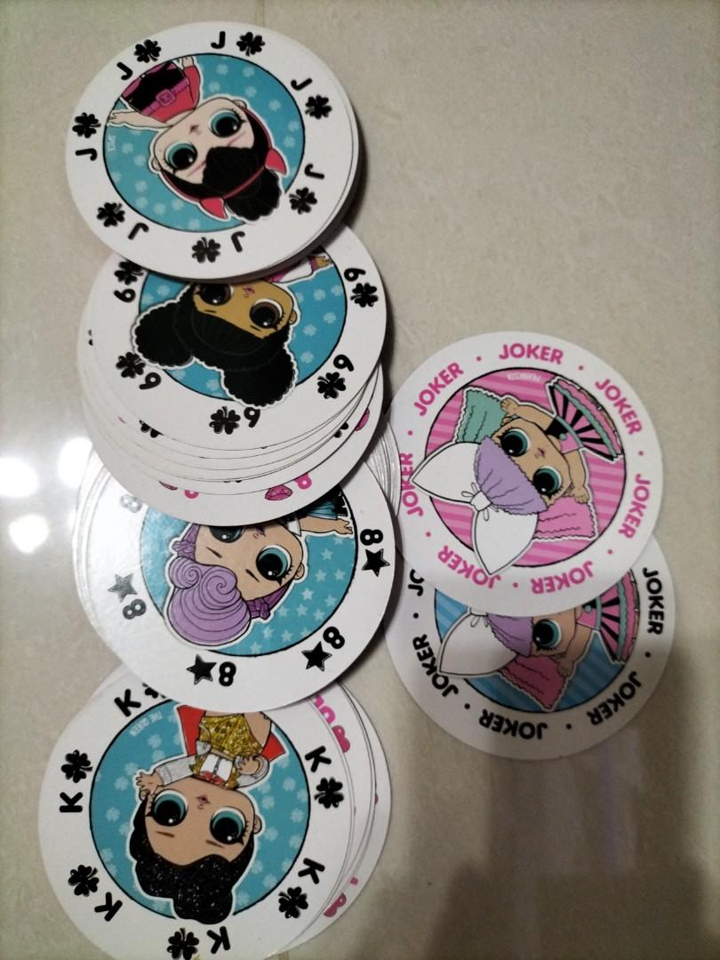 LOL surprise playing cards, Hobbies & Toys, Toys & Games on Carousell