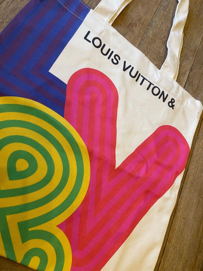 Louis Vuitton SEE LV Tote Bag Sticker Promo Tokyo Exhibition Limited 2022