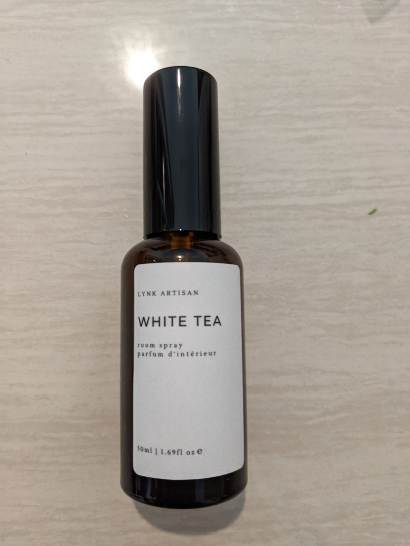 Lynk Artisan White Tea room spray, Furniture & Home Living, Home