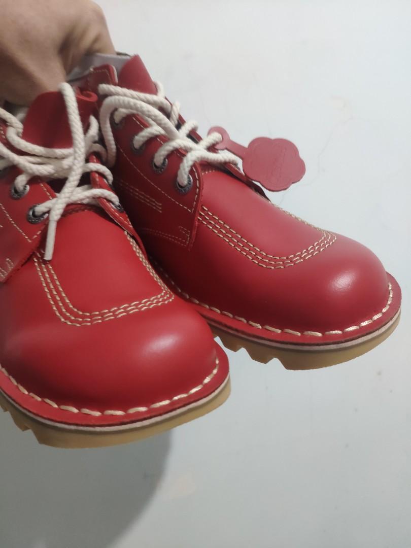 men red kickers boots, 男裝, 鞋, 靴 