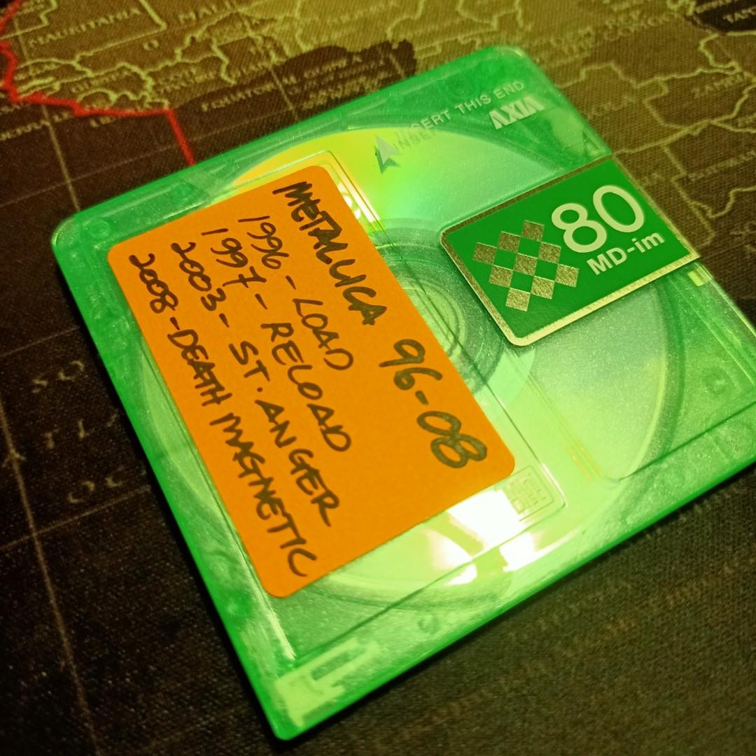 Metallica 19962008 MiniDisc MDLP for MD Mini Disc Walkman, Hobbies