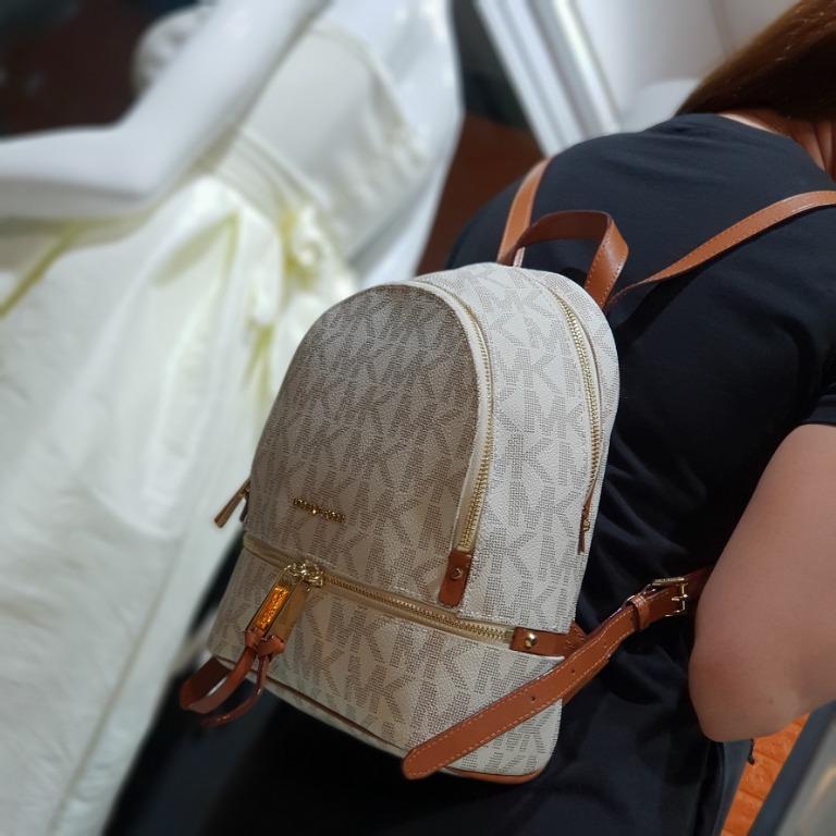 Michael kors rhea backpack vanilla top