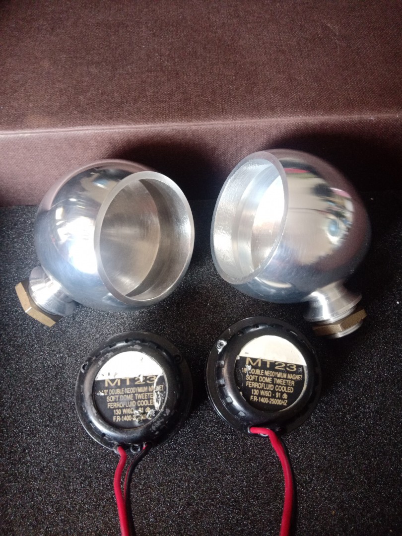 Morel Elate MT23 Tweeter with Custom made Pod, Auto Accessories on Carousell
