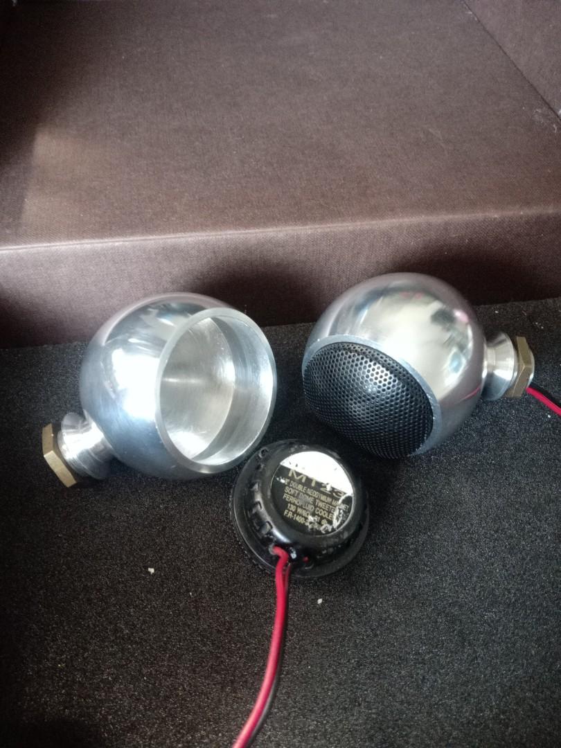 Morel Elate MT23 Tweeter with Custom made Pod, Auto Accessories on Carousell