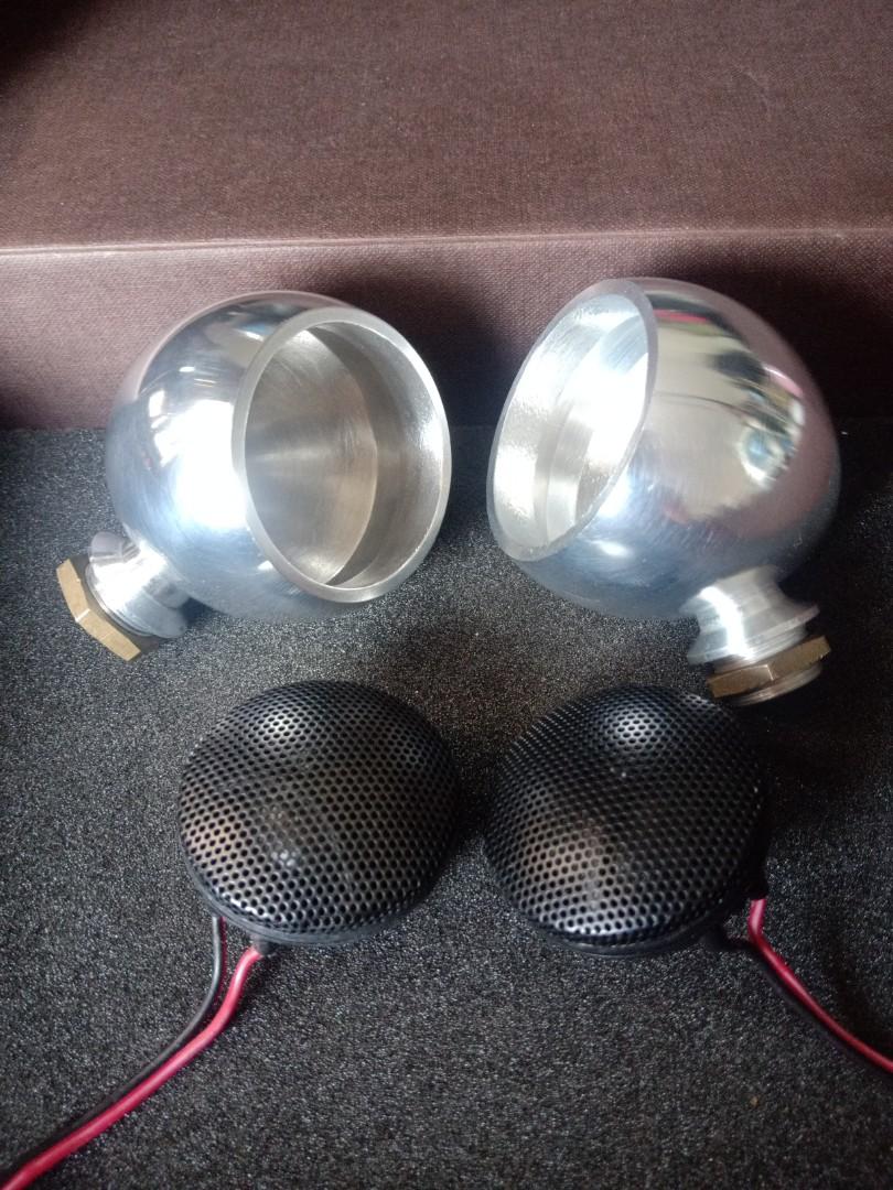 Morel Elate MT23 Tweeter with Custom made Pod, Auto Accessories on Carousell