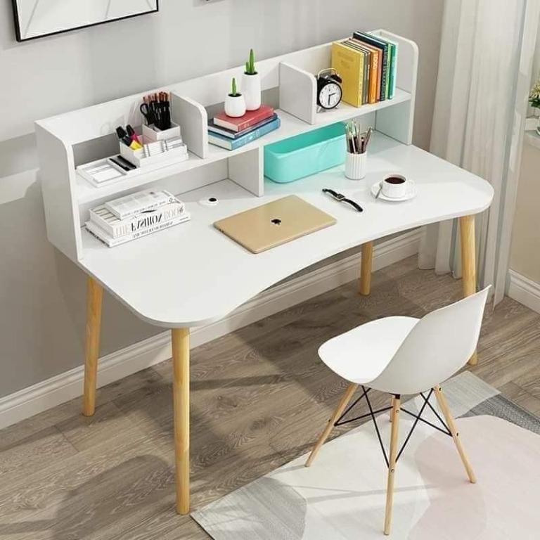 New Scandi Table (Set) available (Category: Tables & Sets) located in Manila. Submitted by affordshopz (Listing ID 1138462025, Image 2). Description: Nordic Desk Computer Table Office table Laptop Table Study Table Eames Chair Color : White Material: Wooden Size 80x40x73CM 2200 FOR SET (900 PHP FOR CHAIR ONLY) SAVE 50PHP New design of scandinavian computer table with drawers on the side, color may varied on picture and size approximation Curved c