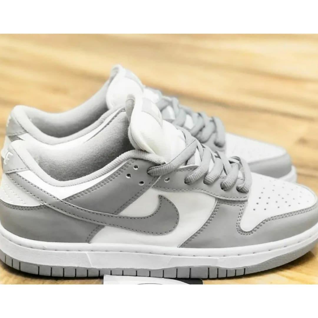 grey fog low dunks