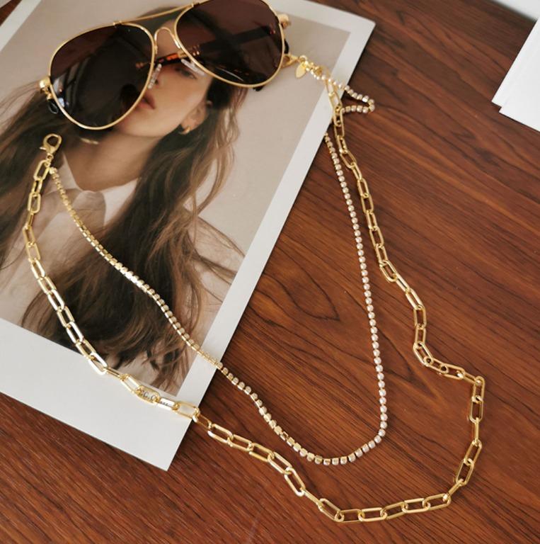 Bling eyeglass chain 2025