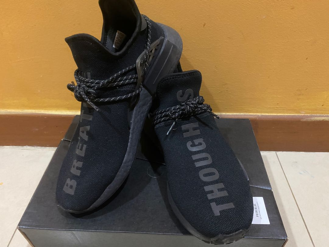 Adidas yeezy human shop race black