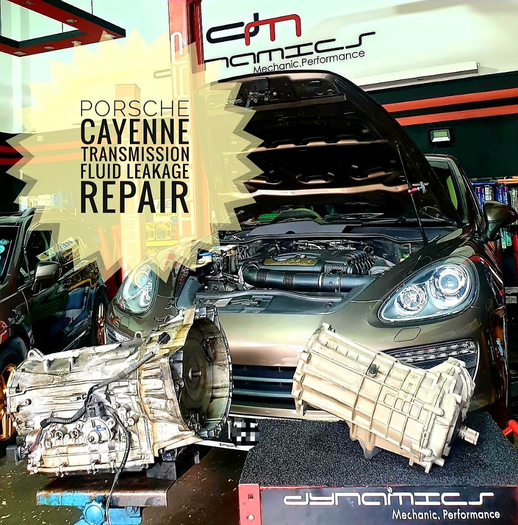 Porsche Cayenne 958 Transmission oil leakage repair, Car Accessories, Car & Services
