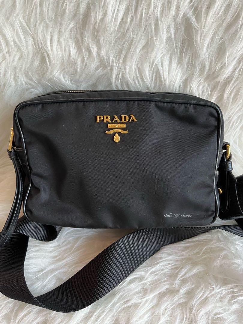 Prada Crossbody Nylon Camera Bag, Luxury, Bags & Wallets on Carousell