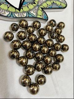 Pyrite 10mm Loose Beads for DIY Bracelet Beading  (Fool’s Gold)