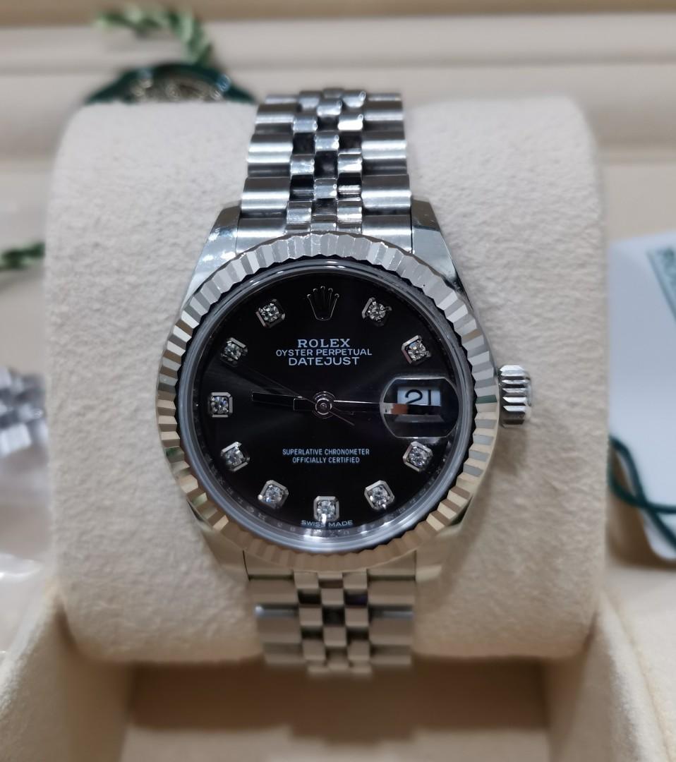 Rolex Datejust 28 Bronze diamond dial 279174 Luxury Watches on