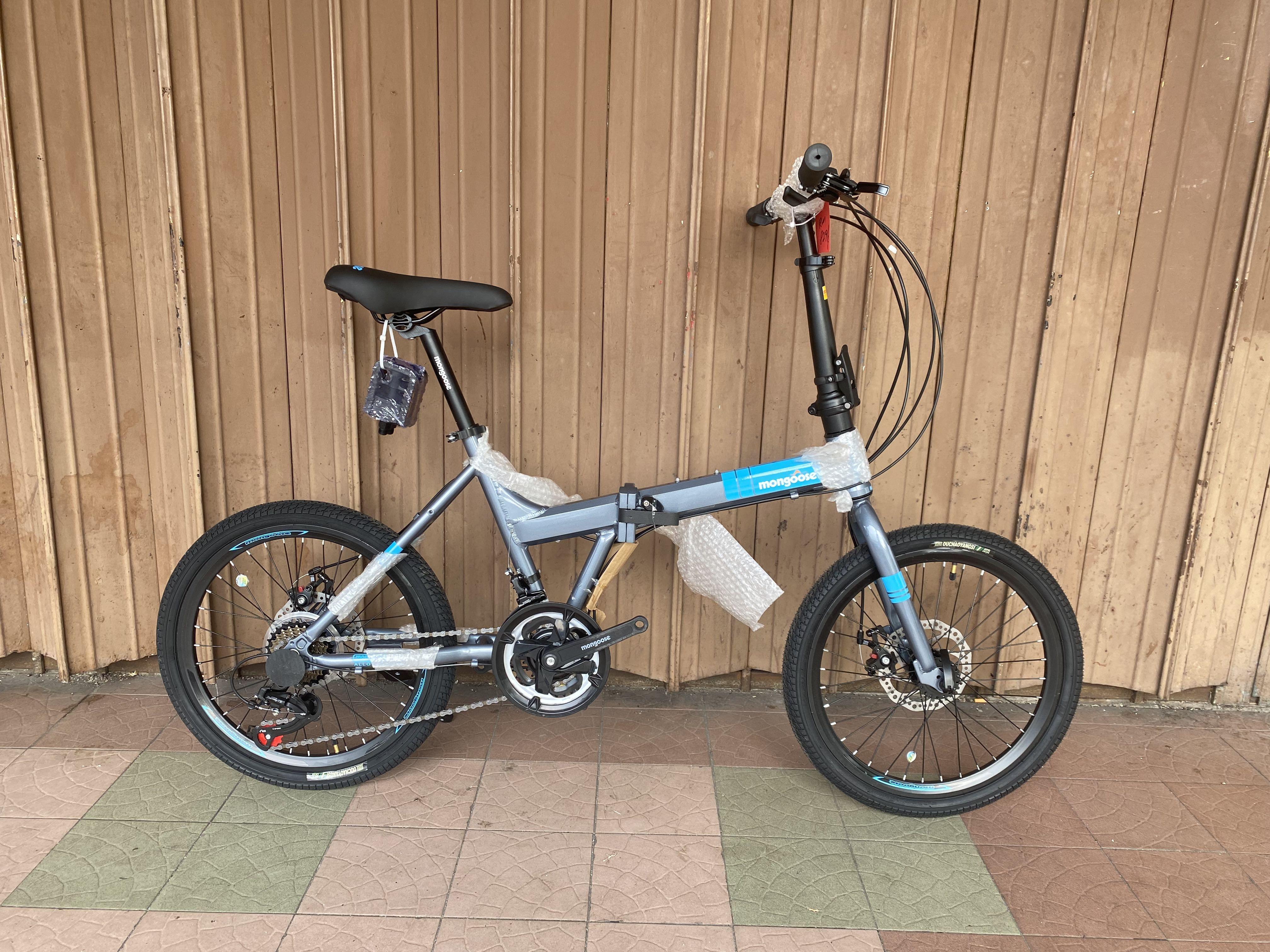 MONGOOSE FOLDING BIKE ALLOY 20ER BICYCLE SHIMANO 21S adult and kids 12kg BASIKAL