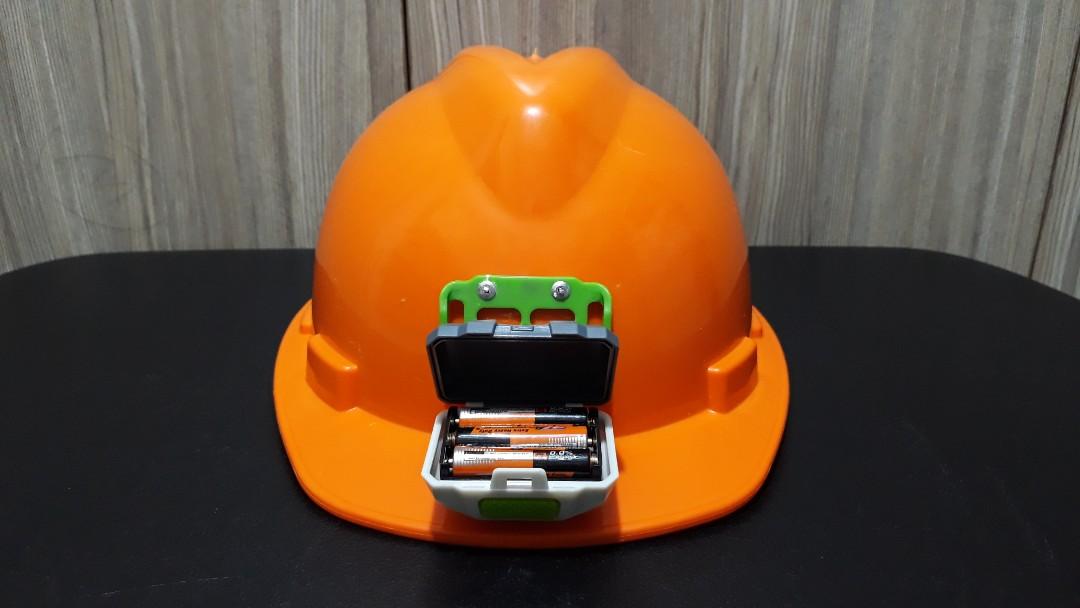 Safety Helmet with LED Head Lamp (Category: Construction Tools & Equipment) located in Manila. Submitted by aaronmerchandise (Listing ID 1138489201, Image 3). Description: Safety Helmet with LED Head Lamp ​ Features : - COB light - With warning and hazard light - Three Pieces of Triple A Battery Included Available Colors : White, Red, Yellow, Orange, Green, Blue Price : P645 Wholesaler and resellers are welcome Shipping Nationwide you can visit o